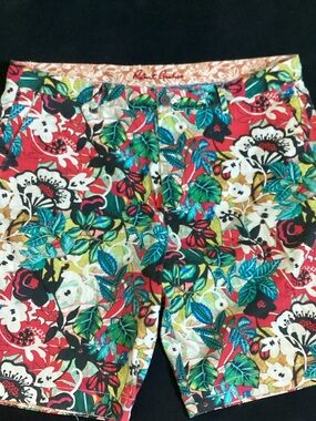 Robert Graham Multicolor Men’s Tropical Floral Leaf Print Shorts